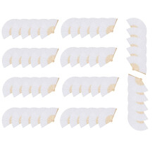 50 Uds. Abanicos de Mano para Bodas Abanico de Papel Abanico de Mano Abanico Plegable de Bambú Chino para Suministros de Fiesta/DecoracióN del