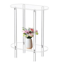 Sofatisch, Transparent, Teetisch, Tisch, Acryl-Aufbewahrungsschrank, Nachttische, Acryl-Couchtisch für die Inneneinrichtung
