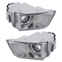 For 4Runner 2003-2005 Car Clear Lens Chrome Housing ABS Fog Lights Lamps W/Bulbs 81221-35040 81211-35060