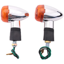 Motorcycle Turn Signals Bullet-Front Rear Lights For Motorcycle Street Standard Custom Bike Bobber Chopper (2Pcs)