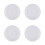 4 Pack Round Silicone Coaster Molds,Clear Epoxy Molds for Casting with Resin,Concrete,Cement and Polymer Clay 1