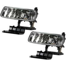 Car Fog Lights Bumper Driving Lamp Daytime Running LED Light for Chevy Silverado 1999-2002 Tahoe Suburban 2000-2006