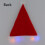 Rote Feiertags-Partykappe mit LED-Lichtern für-04 4