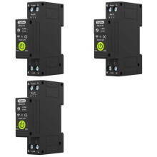 3X Tuya Zigbee Intelligent Circuit Breaker Timing Photovoltaic Bidirectional Metering  Meter Automatic Reclosing