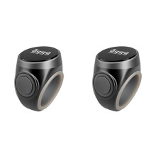 2X  Tally Counter Digital Electronic Finger Ring Tally Counter Muslims Ring Prayer  Reminder Counter Black