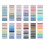 2400Pcs Page Markers,Morandi Sticky Note Tabs Colored Writable and Repositionable Book Flags Tabs Strip Index Tabs 1