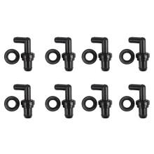 8X 90 Degree PCV Valve and Grommet Kit for / 17130-PM6-003 + 17139-PK1-000