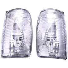1Pair Right and Left Side Door Wing Mirror Clear Indicator Lens for  Transit Mk8 2014-Onwards