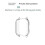 TPU Protector Case Cover for  Watch5 Lite Bumper Protective Shockproof Soft Clear Shell Screen Guard Accessory 5