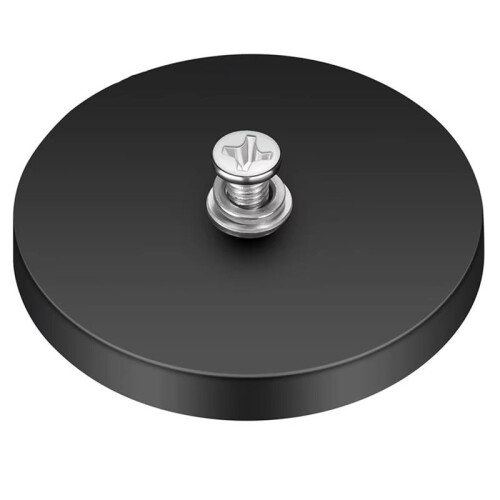 D66mm-Rubber Coated Anti-Scratch Magnets, Magnet Base with Threaded Studs,Magnets Hold the Base for Light Mirror Tool