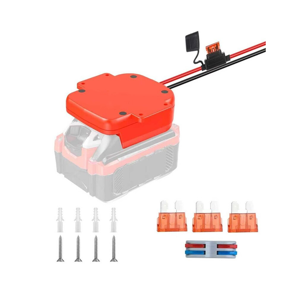 Photos - Power Tool Battery Jojomino Power Wheel Adapter USB Type-C Power Supply Wheel Dock Battery Adapter with 40Amp Fuse for DIY RC for 