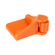 Guide de tuyau en plastique avec aide au rinçage à-Orange