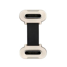 2cm Ultra Slim Flat USB-C Type C to USB-C Power Dual Angled USB2.0 Data Cable 65W Fast Charge for Laptop Tablet Phone