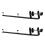 Ensemble de supports de rangement pour petits bureaux et 1