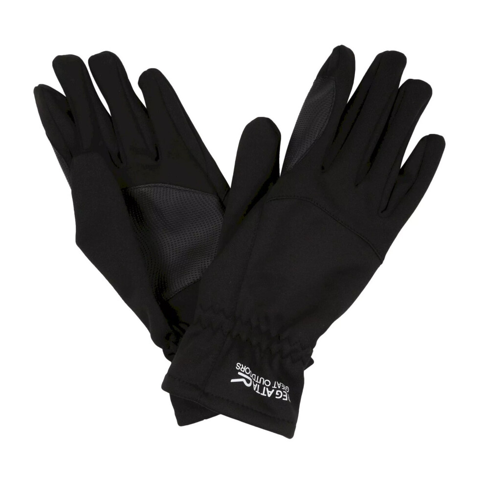 Regatta (S, Black) Unisex Adult Iii Softshell Gloves