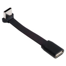 65W Ultra Slim USB-C Male to Female Extension Cable for Fast Charging and Data Transfer