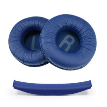 Replacement Leather Earpads & Headband Cover for T500BT T450 Tune600 T510BT Comfortable Headphone Cushions