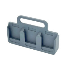 Soporte Portátil de 6 Ranuras para Baterías para de 18 V/14,4 V, Estante de Almacenamiento de Baterías Portátil