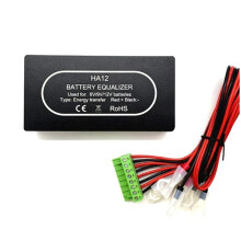 HA12 Battery Equalizer Balancer 48V Battery Balancer Equalizer for 4x6-12V with BT Monitoring Voltage 4x(6-12)V