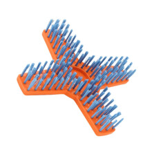 Loose Soil Nylon Brush Wear-Resistant Universal Garden Weeding Brush for Deck Garden Yard Floor Patio Farm Four-Tooth