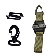 Outdoor carry clip with top clip for belt, bag-Armygreen 1