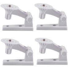 4X Wall Mount Bracket Cam Storage Stand Holder 180 Degree Adjustable for Cloud Camera 291 Series Camara(White)