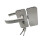 Glass Sliding Door Lock Set, Silver Tone-Double door left ope 1