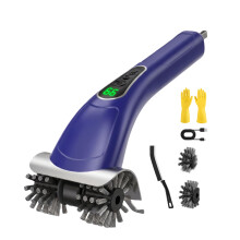 Cooking Rack Care Brush Electric Rechargeable Tool for-Blue