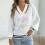 Damen-Strickpullover mit V-Ausschnitt, Blumenmuster,-Burgund S 11