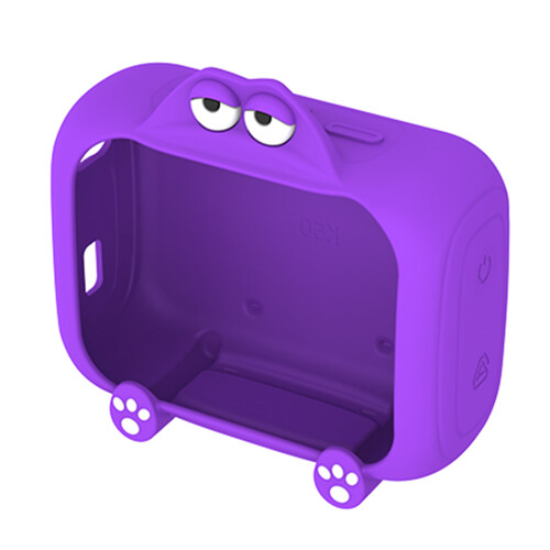 Protective Speaker Cover Compatible for GO 5, Silicone-Purpl