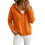 Strickjacken für Damen, langärmelig, gerippt, mit-Orange M 1