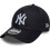 New Era New Era Mens 9FORTY Side Script NY Yankees MLB Baseball Cap - Navy 1