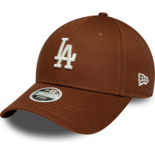 New Era Womens 9FORTY League Essential LA Dodgers MLB Baseball Cap - Brown