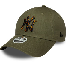 New Era Womens 9FORTY Tortoise Infill NY Yankees MLB Baseball Cap - Green