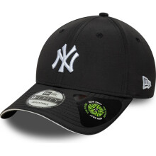 New Era Mens 9FORTY Recycled NY Yankees MLB Baseball Cap - Black