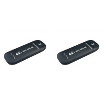 2X 4G WiFi Router USB Plug and LTE Hotspot with Stable Connection for to 10 Users Easy Micro-SIM Card Insertion