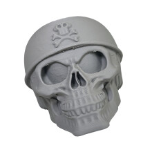 Tow Ball Skull-Akzentkappe für Anhängerheckdekoration und-Grau