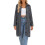 Womens Cable Knit Cardigan Sweaters Oversized-Dark Grey S 1