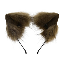 Plüsch-Kostüm-Ohr-Stirnband, Tierhaar-Accessoire für-18