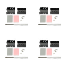 4X M.2 2242 Solid State Drive Radiator SSD Cooling Heatsink Nvme2242 Solid State Drive SSD Heat Sink Cooling Vest