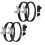 High Heel Retainer Straps Kleid-Schwarzer Schmetterlingsstil 1