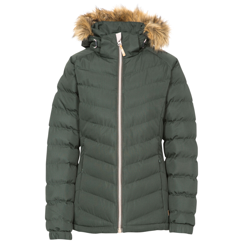 Trespass (6, Olive) Women's Padded Casual Jacket - Nadina