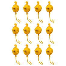 Plant Yoyo Grow Hanger with Stopper, Adjustable Indoor Plant Support Yo Yo (Pack of 12)