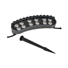 12W LED Baumhaltelampe, IP65 Wasserdichtes Unterbaum-Landschaftsbeleuchtung Flutlicht für Gartenparklandschaft, DC24V
