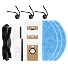 Accessories for L8000Plus Robotic Vacuum Cleaner SD40: Roller Brush, Side Brush, Dust Bag, Mop Cloth, Filter