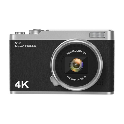Câmera Digital 32G 4K HD para Crianças 48MP Câmera de Vlogging com Autofoco 2.4 Polegadas Camcorder Portátil de Moda Retrô A