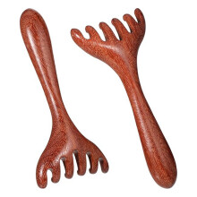Natural Sandalwood Scalp Massage Comb Set, Meridian Acupoint Guasha Tool for  Neck Relaxation, Anti-Static Hair Care