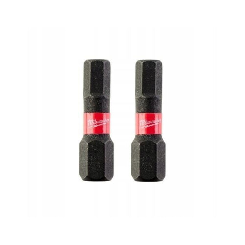 Milwaukee Hex5-Bit - Milwaukee - 25 mm - 2 Stück - Shockwave Impact Duty - Flexibel - Stoßfest