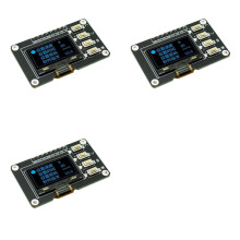 3pcs 0.96-Inch OLED Display Screen 12864 Screen Module with Matrix 4 Key Interfaces Keyboard IIC SSD1315