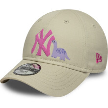 New Era Kids 9FORTY Dino NY Yankees MLB Baseball Cap - Cream - Toddler
